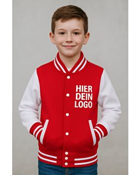 Sweat Collegejacke für Kinder personalisieren JH043K