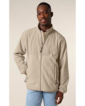 Unisex Fleecejacke bedrucken aus recyleten Materialien Trekker STJU242