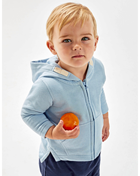 Zip Hoodie für Babys und Kleinkinder günstig bedrucken