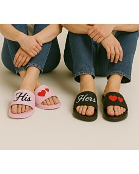 Bequeme Badeschlappe mit Stoffband selbst bedrucken