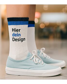 Personalisierte Tennissocke – mit Logo, Foto oder Wunschtext
