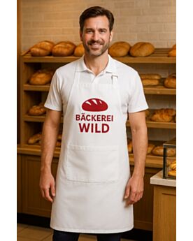 Kochschürze mit Tasche individuell bedrucken PR154