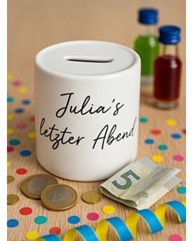Personalisierte Spardose als Geschenk