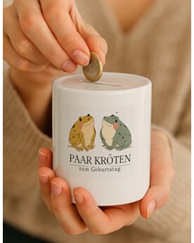 Personalisierte Spardose als Geschenk