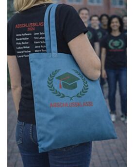 Bedruckbare Stofftasche aus Baumwolle mit langen Henkeln W101