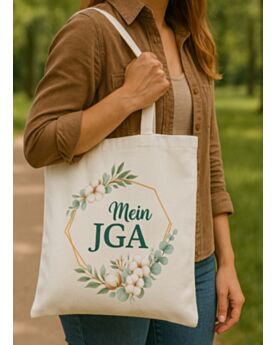 Bedruckbare Stofftasche aus Baumwolle mit langen Henkeln W101