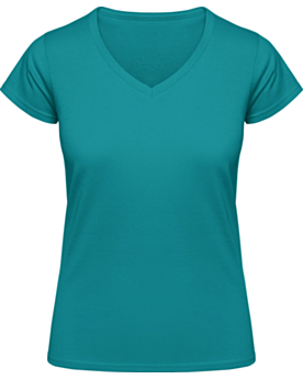 NO. 126 HAKRO DAMEN V-SHIRT CLASSIC