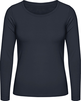 Women´s T-Shirt #E150 Long Sleeve TW06T Navy