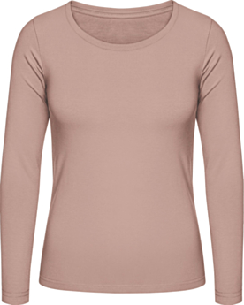 Women´s T-Shirt #E150 Long Sleeve TW06T Millennial Pink