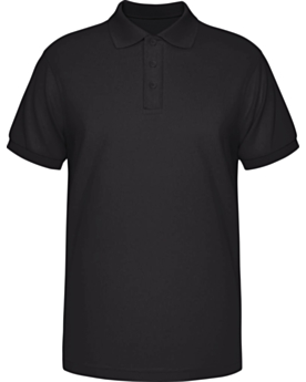 B&C Herren Piqué Polo Safran PU409 Black