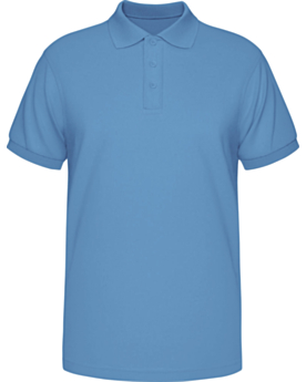 B&C Herren Piqué Polo Safran PU409 Sky Blue