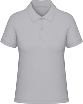 NO. 110 DAMEN POLOSHIRT CLASSIC Ash meliert