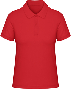 NO. 110 DAMEN POLOSHIRT CLASSIC Rot