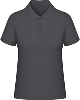 NO. 110 DAMEN POLOSHIRT CLASSIC Karbongrau