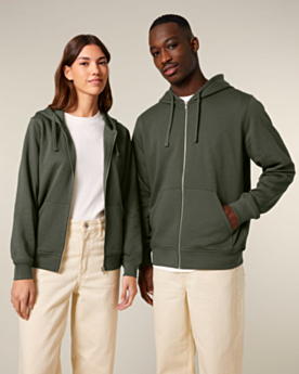 Unisex Zip Hoodie aus Bio-Baumwolle Mixer STSU205