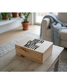 Holzkiste Erinnerungsbox personalisieren