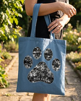 Bedruckbare Stofftasche aus Baumwolle mit langen Henkeln W101