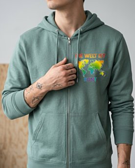 Iconic Unisex-Zip-Thru-Hoodie-Sweatshirt Cultivator 2.0 STSU179