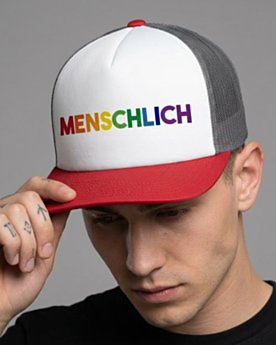 Bunte Trucker Cap bedrucken mit weißem Schwammfrontpanel FX6005FW