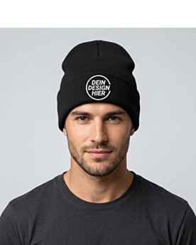 Beanie besticken lassen - Mütze mit Logo