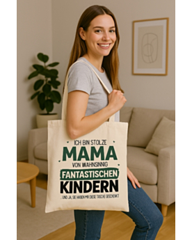 Bedruckbare Stofftasche aus Baumwolle mit langen Henkeln W101