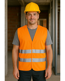 Warnweste reflektierend günstig bedrucken X217