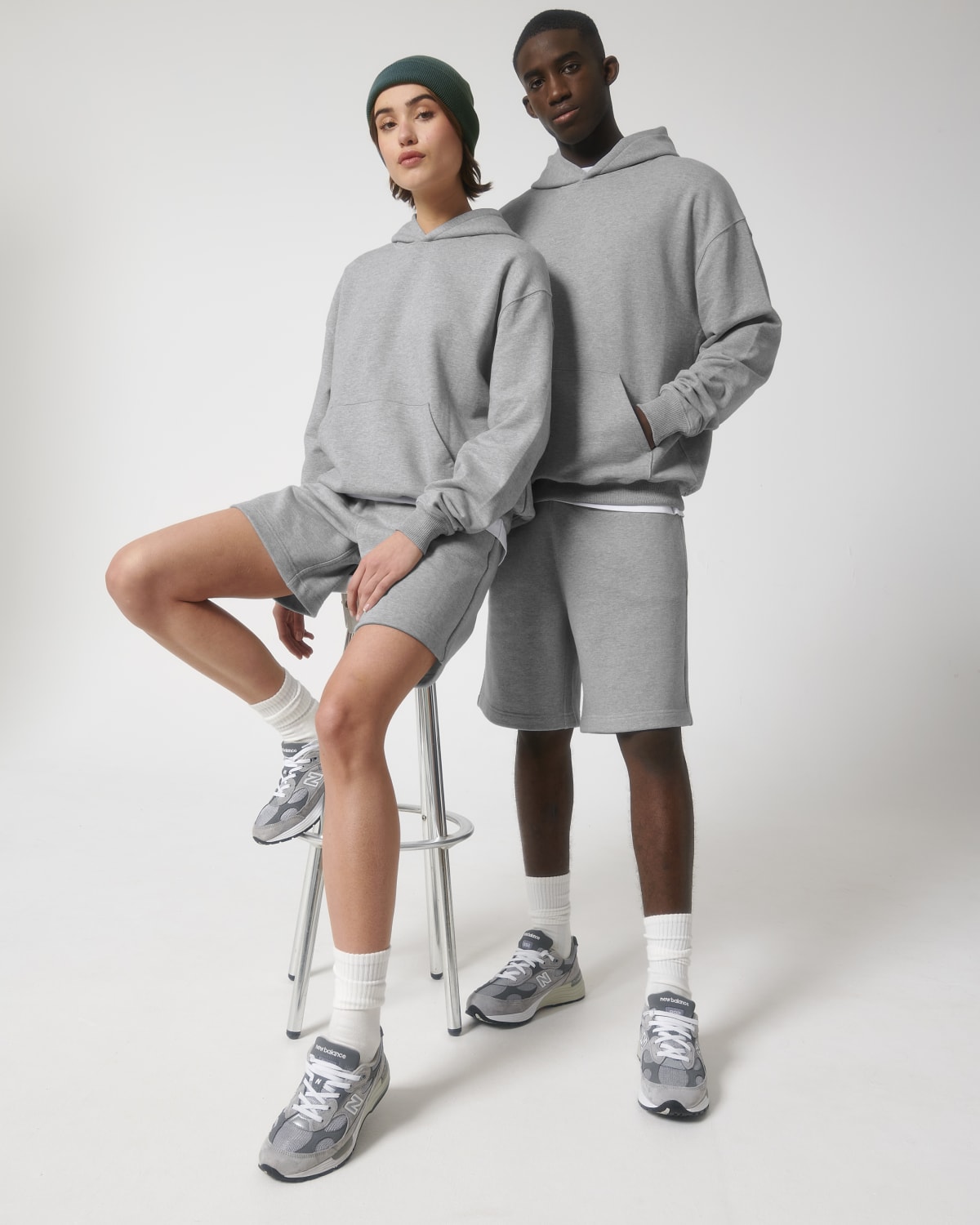 Hochwertiger boxy Hoodie Cooper Dry individuell bedruckt