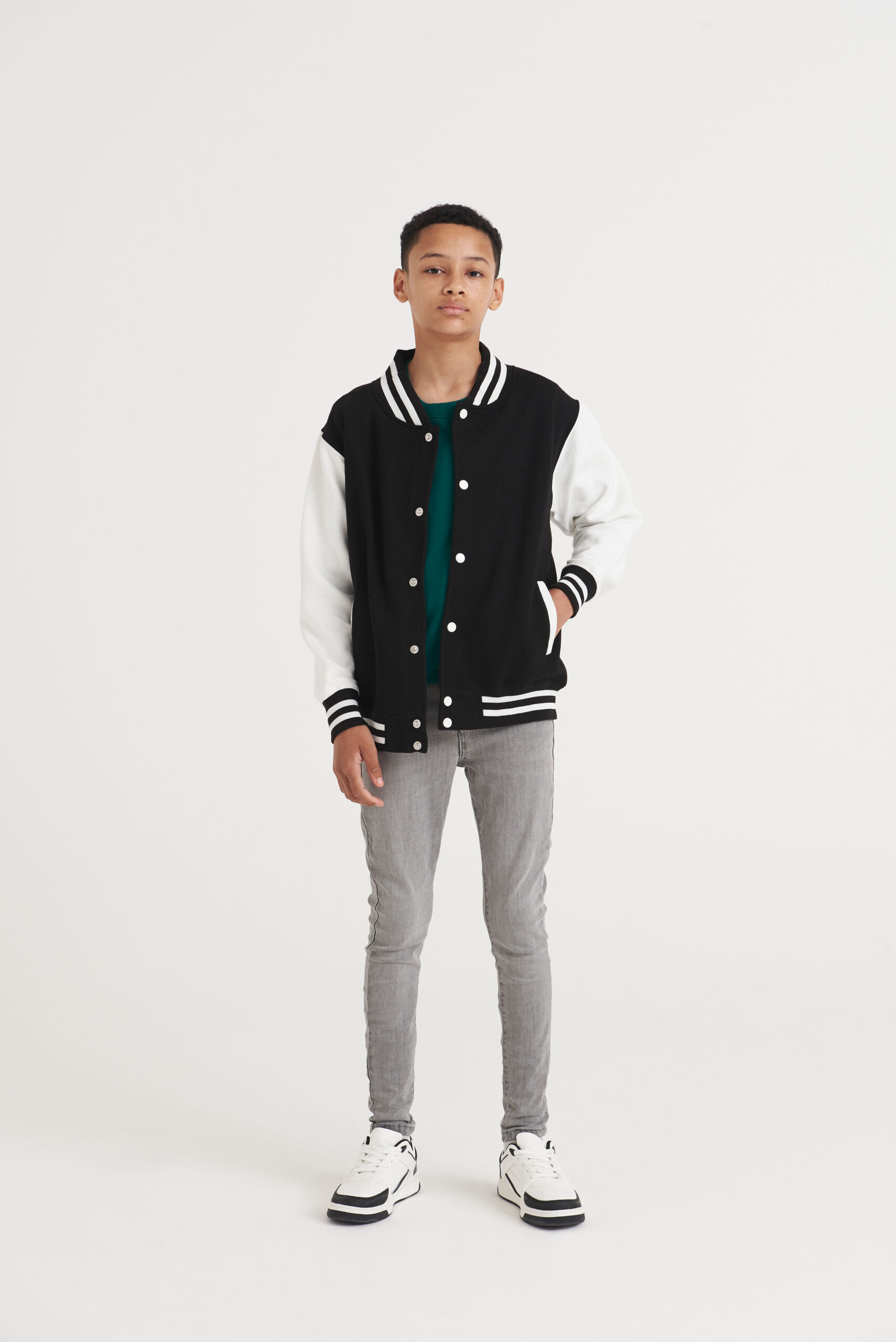 Sweat Collegejacke für Kinder personalisieren JH043K