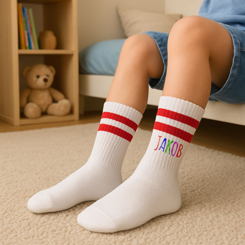 Socken für Kinder selbst gestalten
