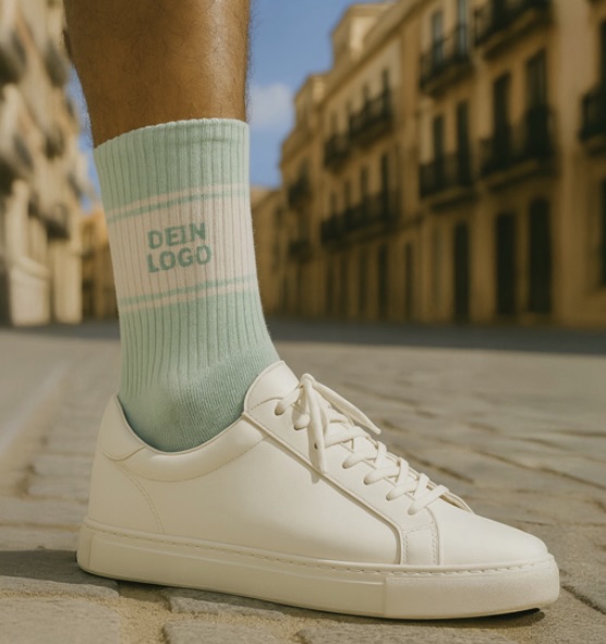 Tennissocken besticken lassen – Auffallen mit jedem Schritt