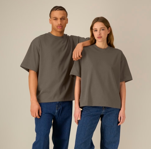 Schweres Boxy Unisex T-Shirt Asher STTU078