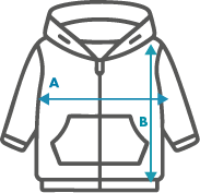 Zip Hoodie für Babys und Kleinkinder günstig bedrucken