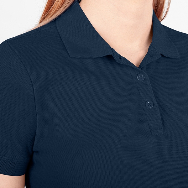 JAKO Damen Polo Organic aus Bio Baumwolle bedrucken C6320W