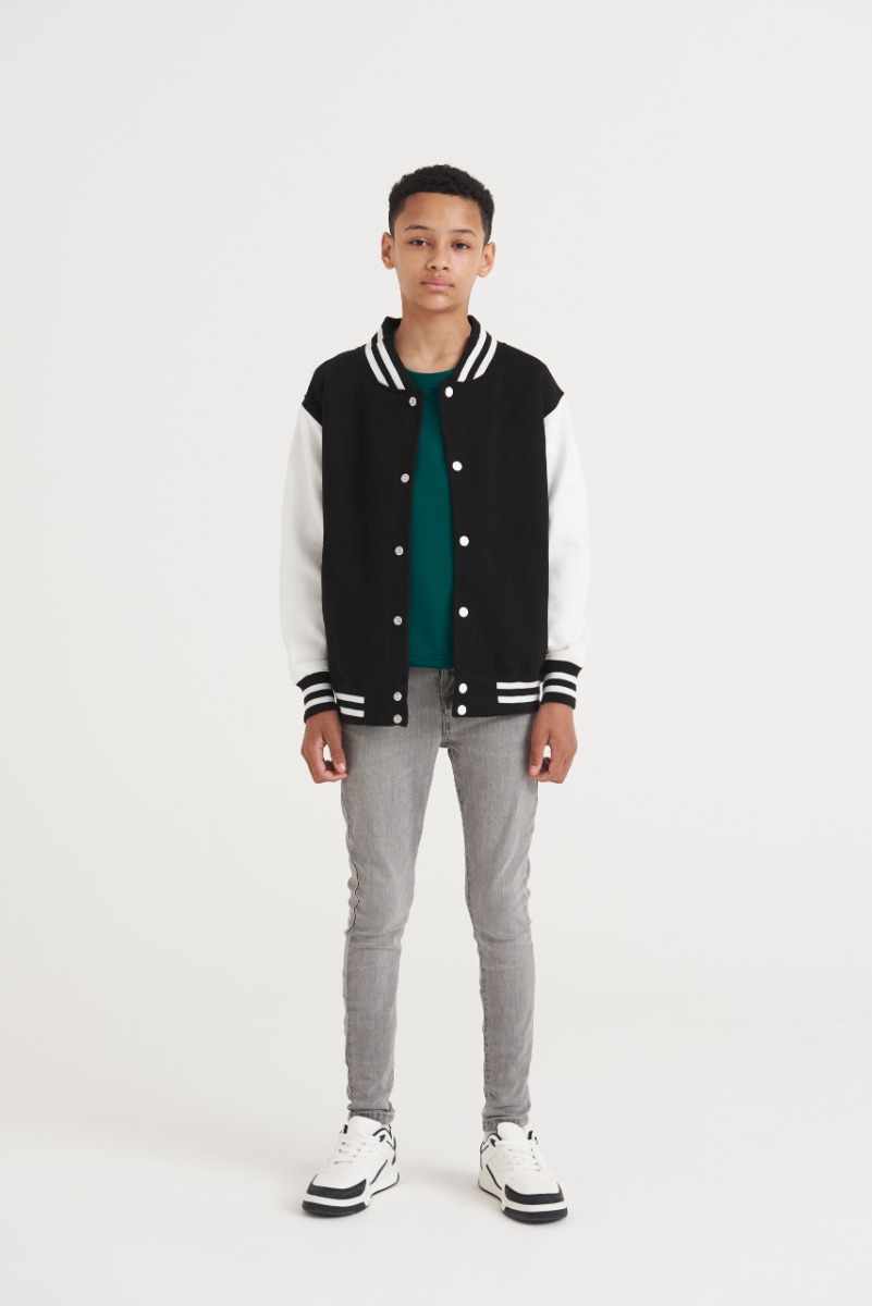 JH043K Collegejacke für Kinder bedrucken
