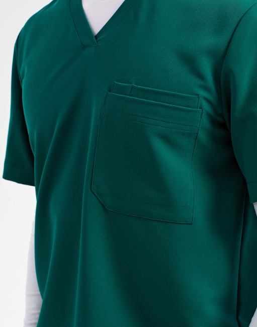 Stretch Tunika für Männer mit Logo gestalten NN200 Green 3