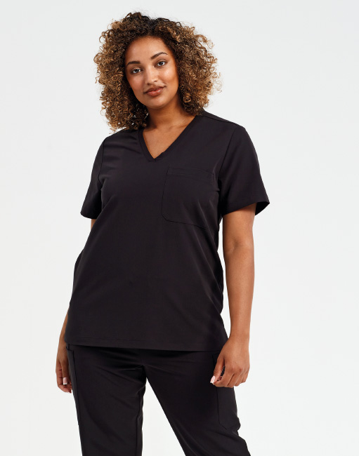 Nachhaltige Damentunika mit Stretch NN300 Black