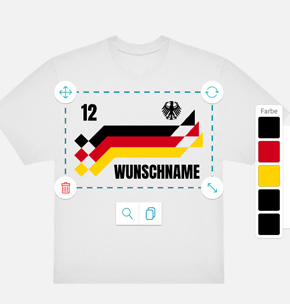 Dein persönliches Fan T-Shirt super einfach selbst gestalten